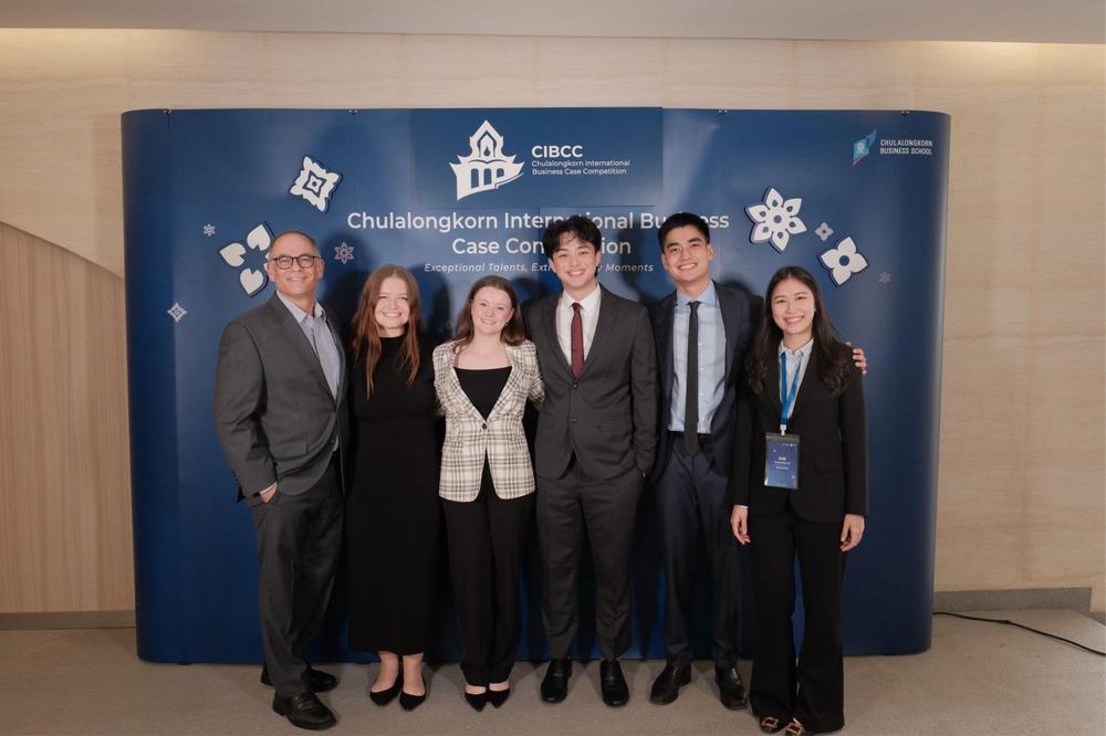 Chulalongkorn International Business Case Competition team photo